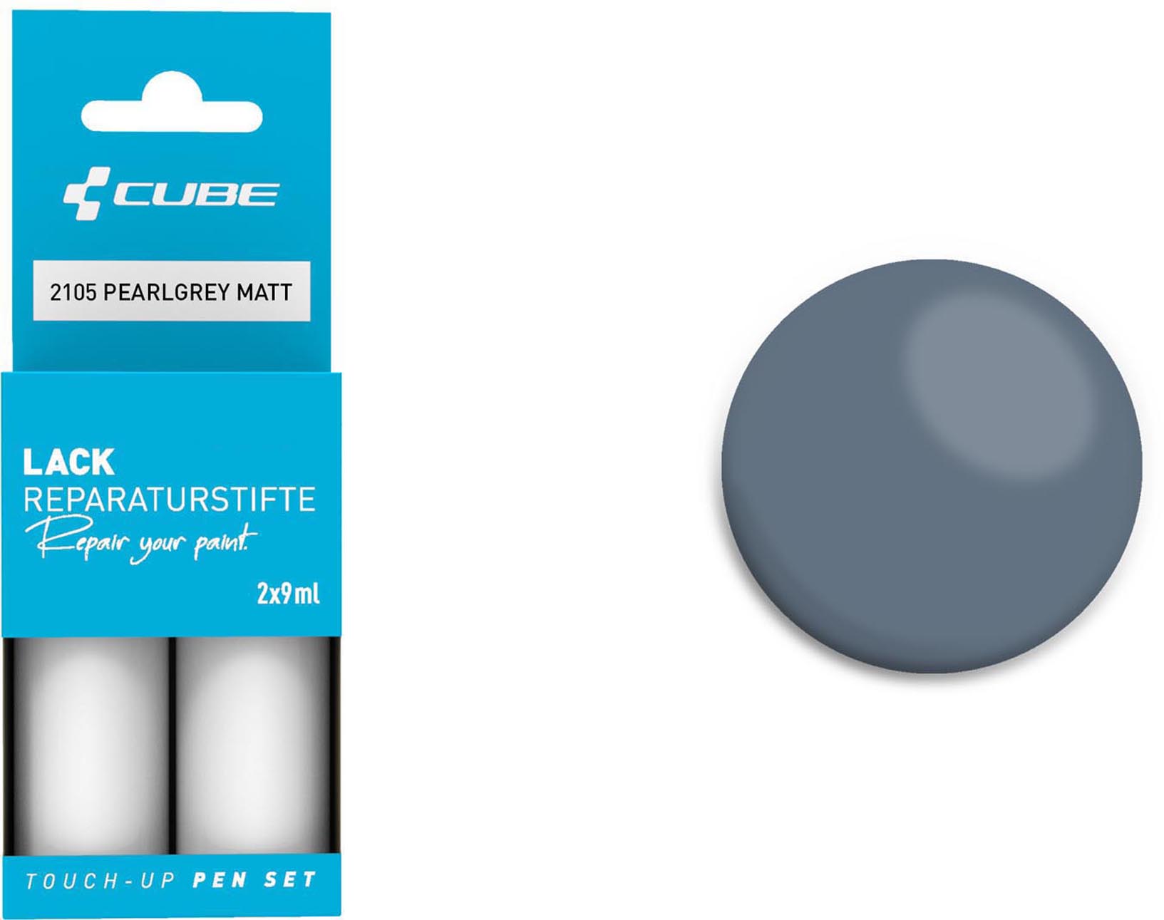 Cube Juego de rotuladores de retocado PEARLGREY mate 2105