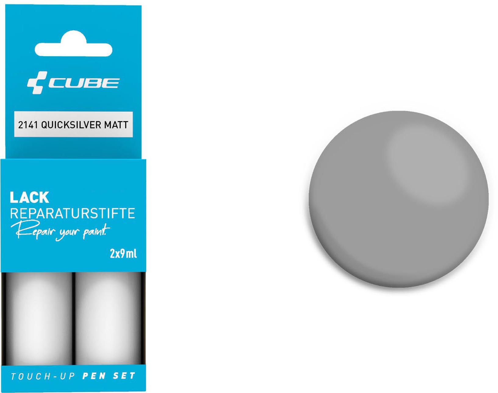 Cube Juego de rotuladores de retoque QUICKSILVER mate 2142