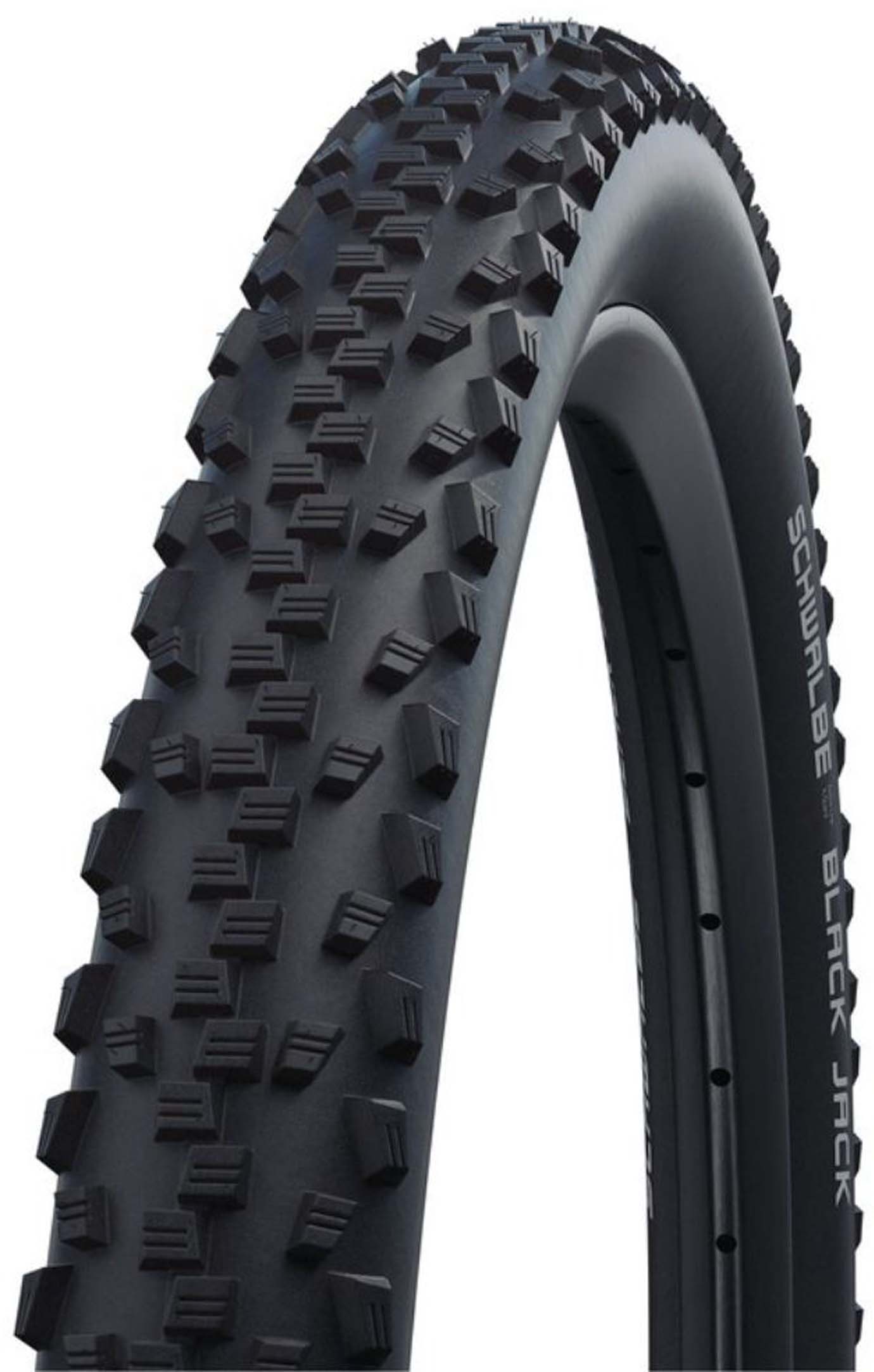 Schwalbe Neumático Black Jack HS407 wire, 26x1.90" 47-559 black-LiteSkin KG SBC