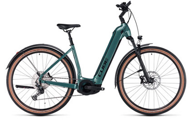Aquí encontrarás las bicicletas eléctricas Cube con cuadro de entrada baja