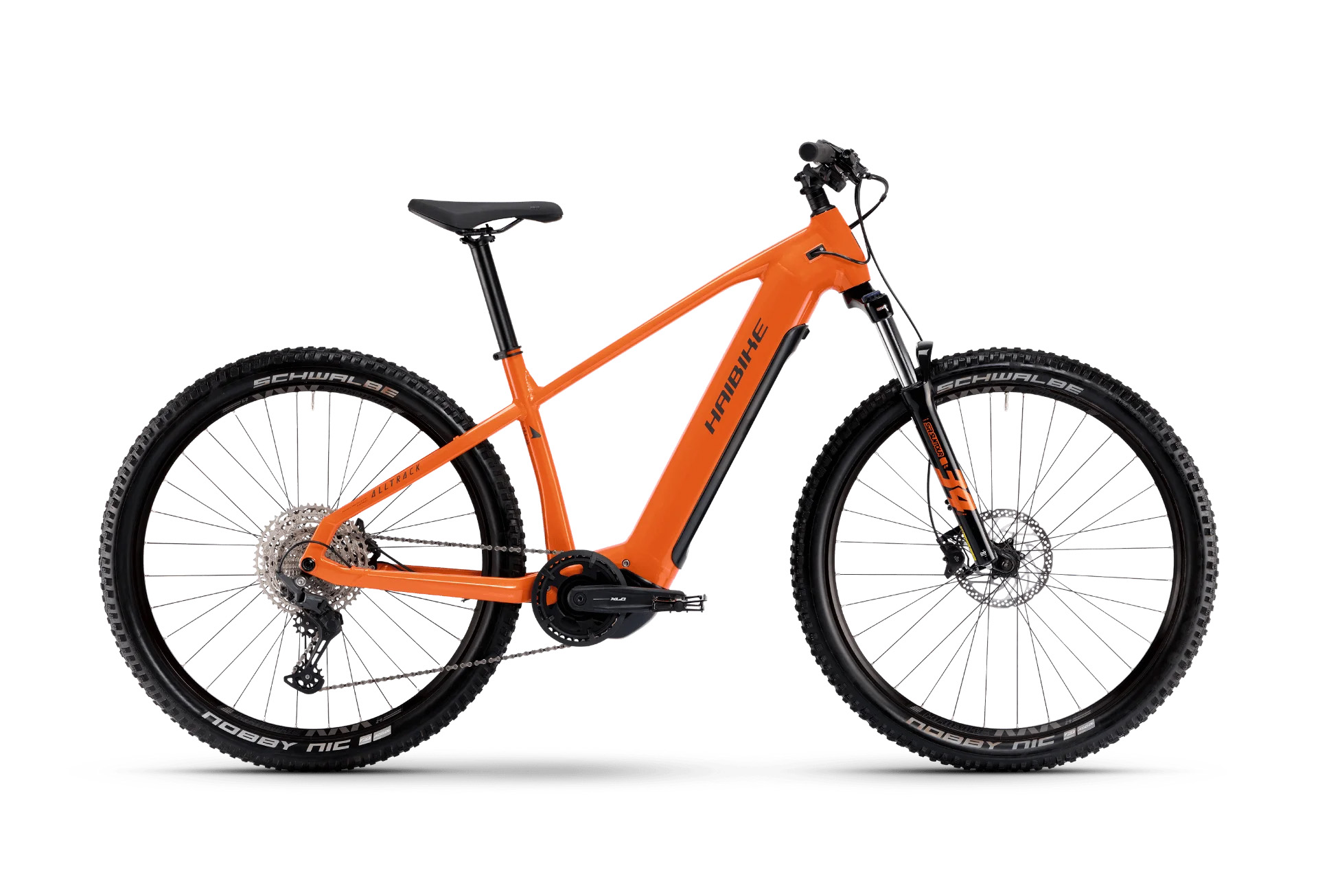 Haibike AllTrack 6 29 papaya / titan gloss 2024 - MTB-Eléctrica Rígida