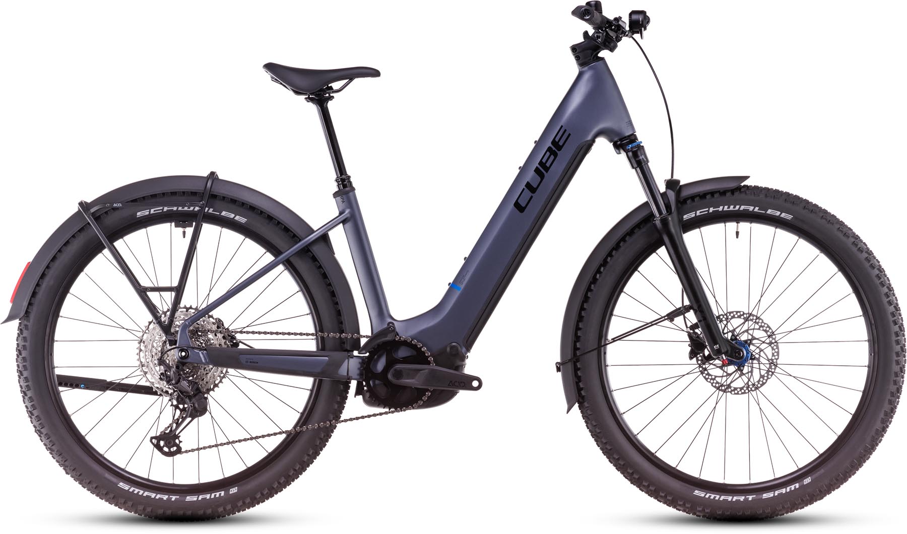 Cube Reaction Hybrid Pro Allroad 800 metallicgrey n black 2025 - MTB-Eléctrica Rígida Acceso Fácil