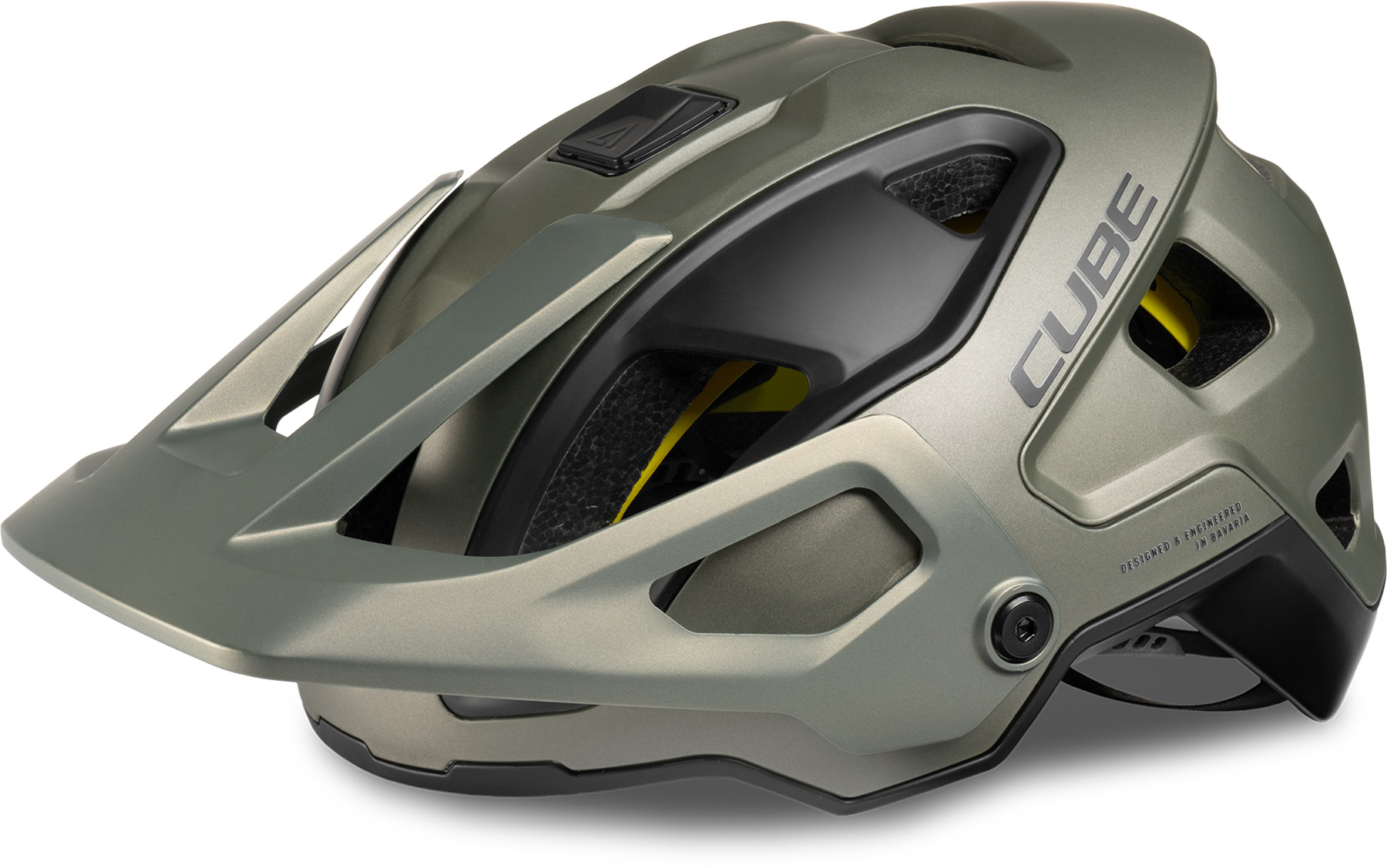 CUBE Casco STROVER TM verde junco