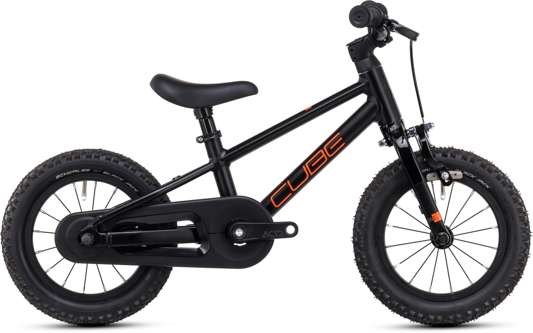 Cube Numove 120 RT black n orange 2025 - Bicicleta Niños 12 Pulgadas