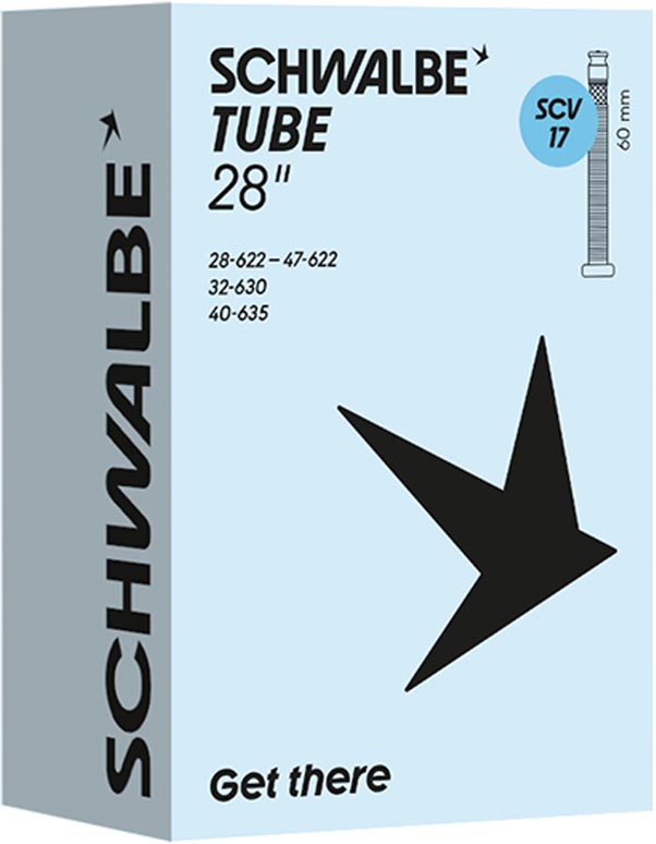 Schwalbe Manguera SCV17 28/47-622/635 IB 60 mm