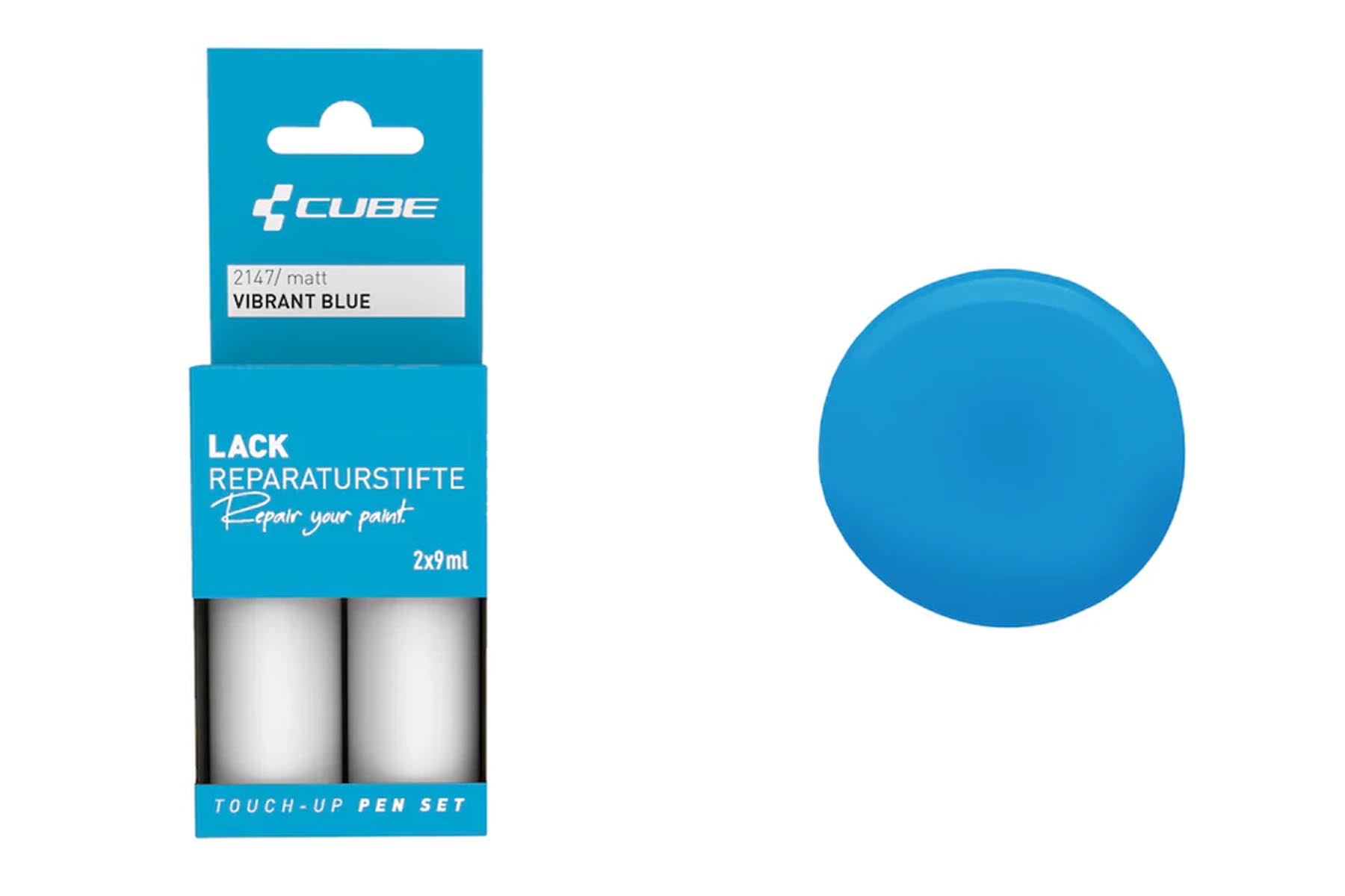 Cube Kit de lápices de pintura azul vibrante mate 2147