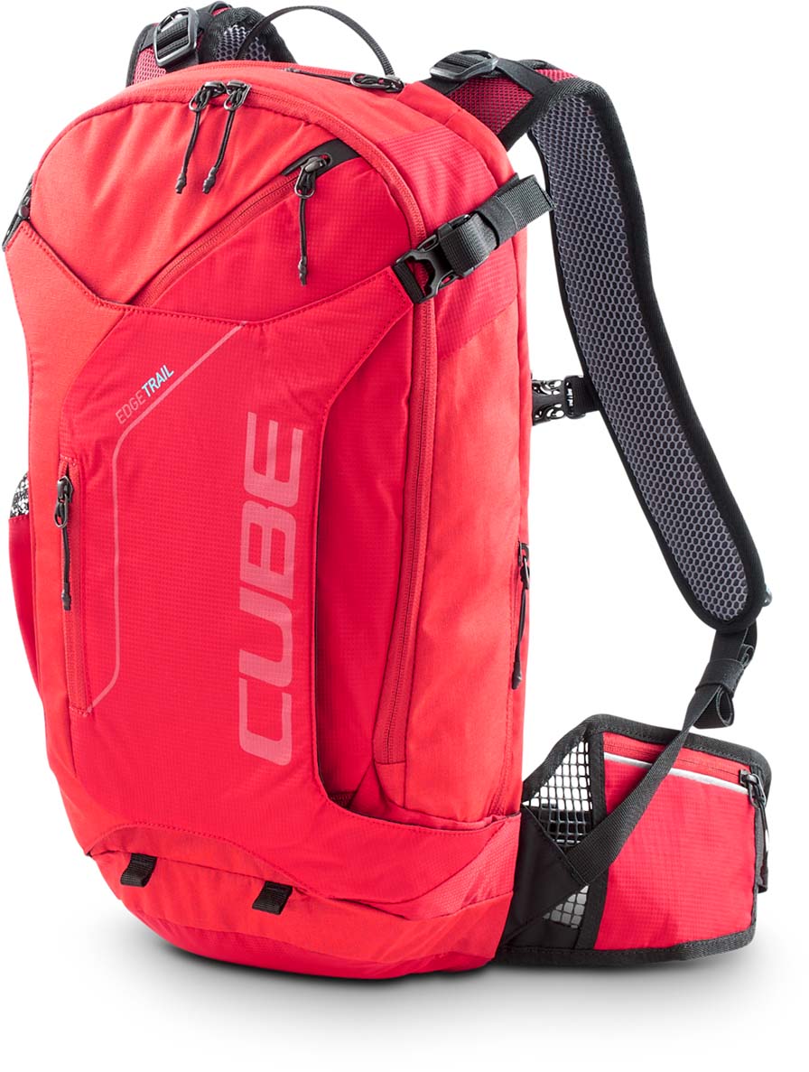 Cube Mochila EDGE TRAIL roja