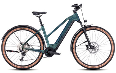 Aquí encontrarás las bicicletas eléctricas Cube con cuadro trapezoidal.