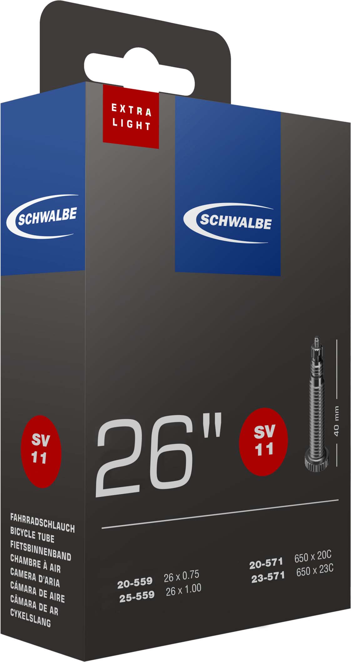 Schwalbe Manguera nº 11 SV 40 mm