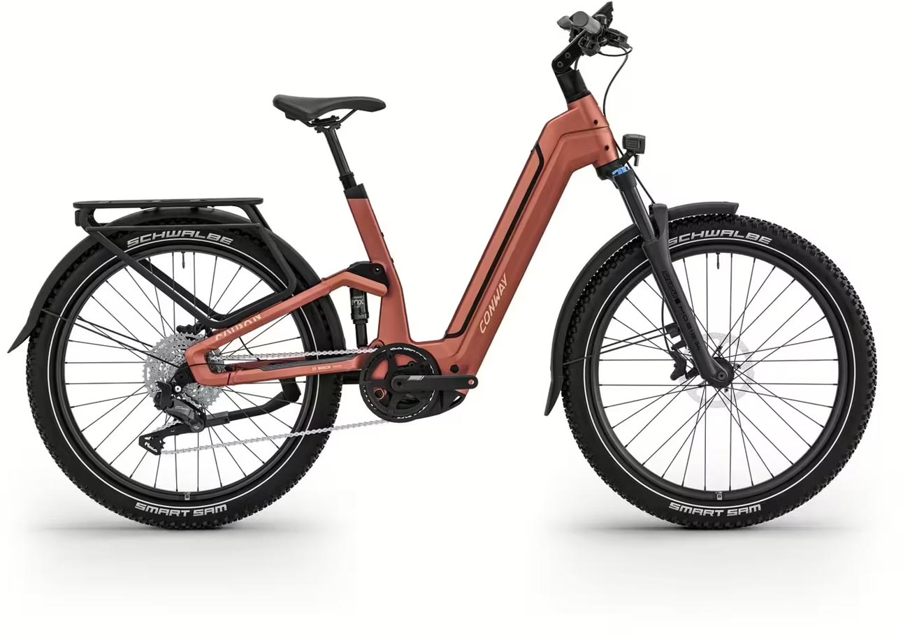 Conway Cairon SUV FS 6.0 Auto rustred matt 2026 - MTB-Eléctrica Doble Suspensión Acceso Fácil