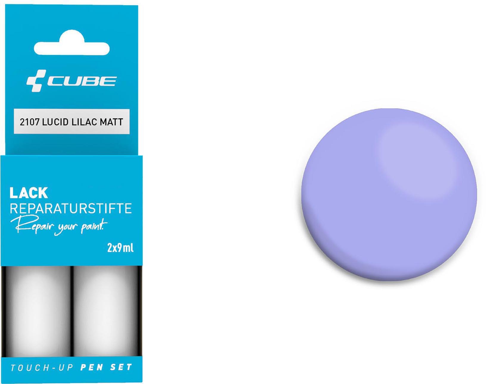 Cube Set de rotuladores de pintura LUCID LILAC mate 2107