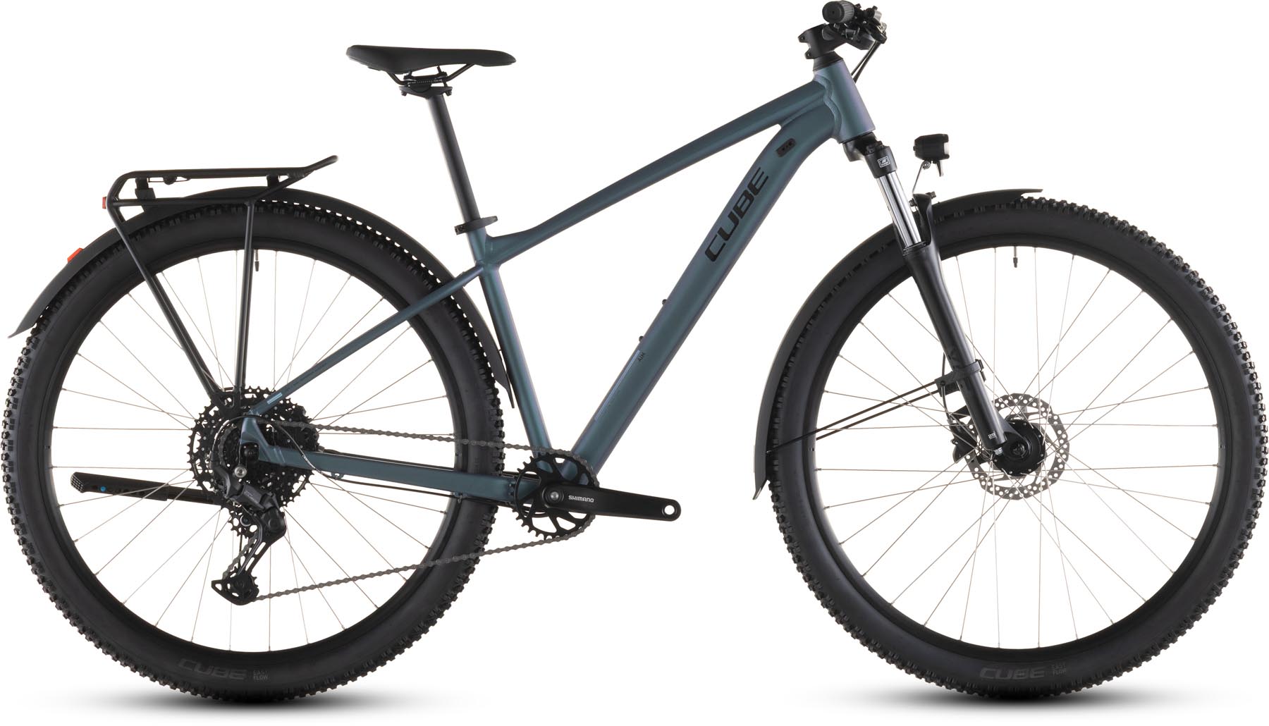 Cube Aim Pro FE smaragdgrey n prism 2026 – Bicicleta de montaña