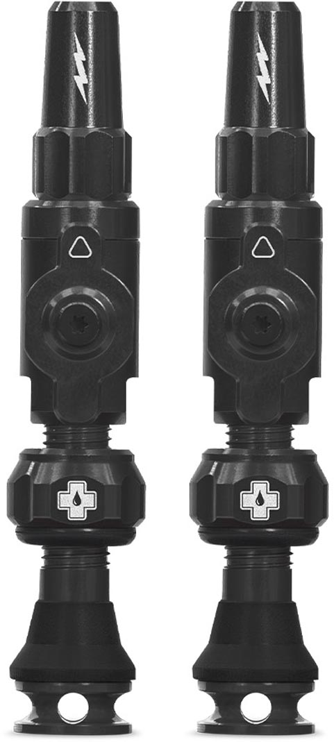 Válvula Muc Off Tubeless Big Bore Lite negra de 45 mm