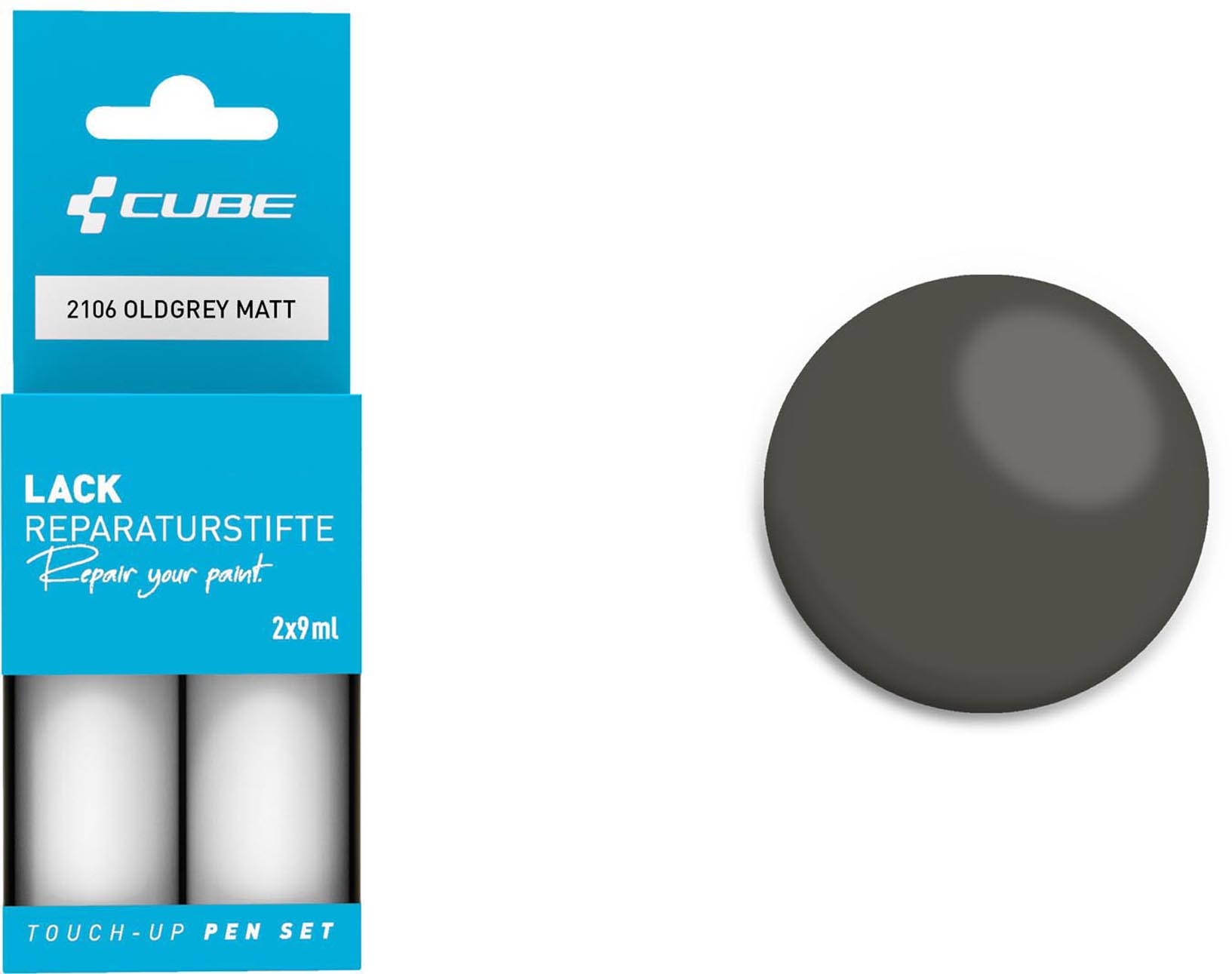Cube Juego de rotuladores de retoque OLDGREY mate 2106