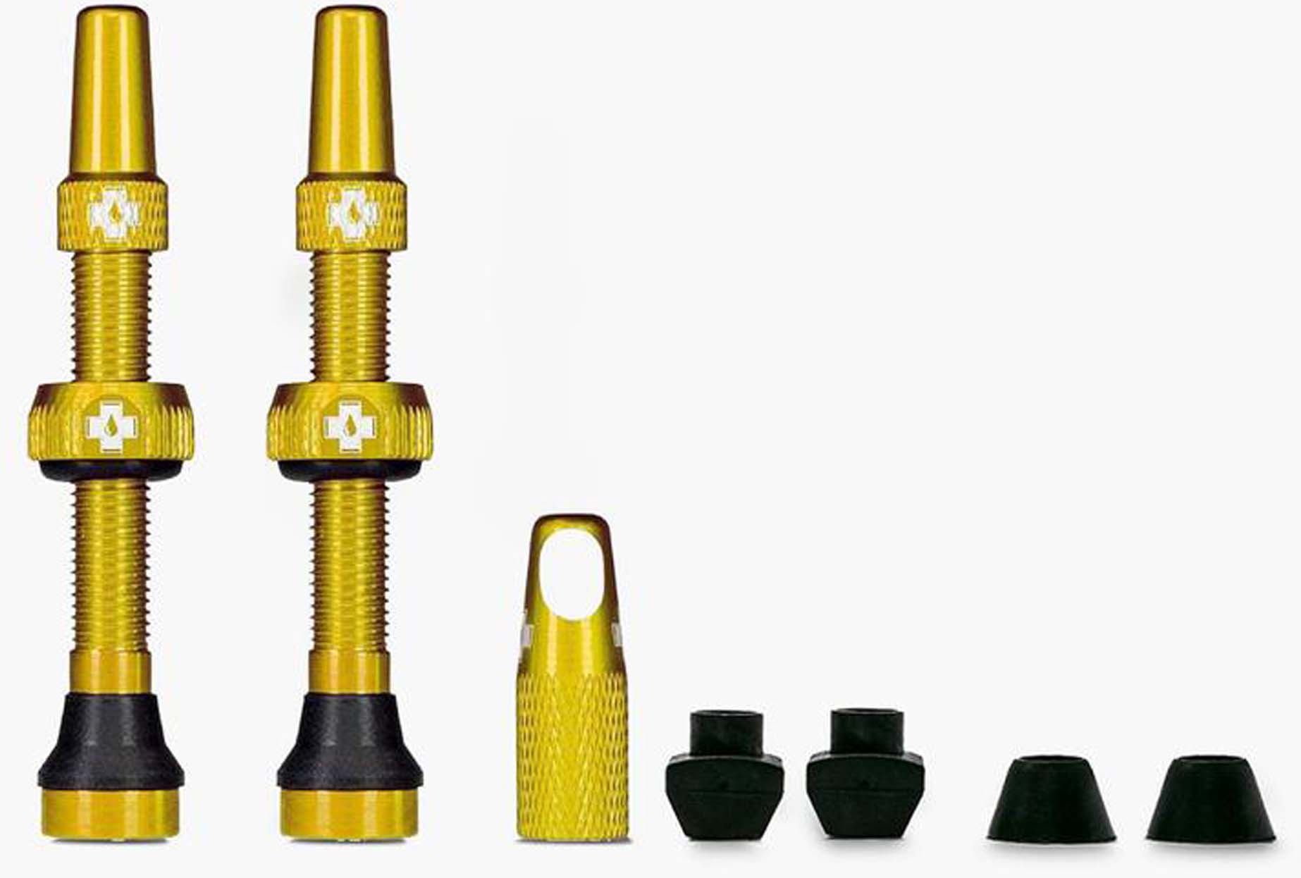 Muc-Off Kit Válvula Tubeless Universal para MTB & Road gold 60