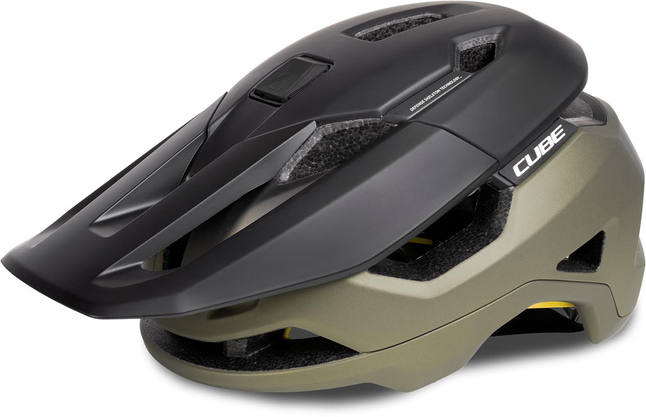 CUBE Casco TROOPER TM verde junco