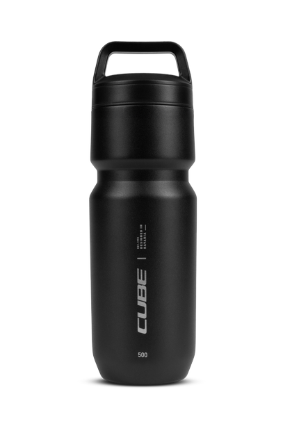 CUBE Botella de acero inoxidable Arc 500 aislada