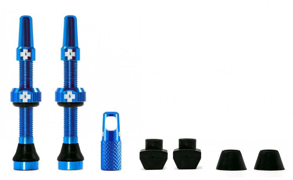 Muc Off Tubeless Valve Kit Universal para MTB & Road  azul 44