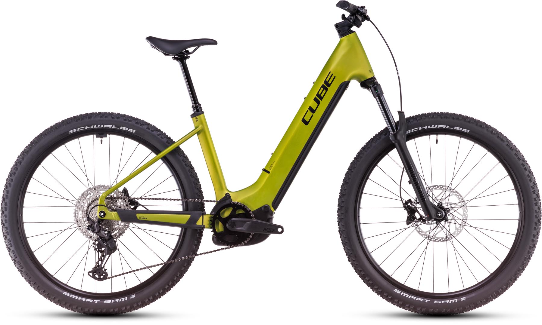 Cube Reaction Hybrid Race 800 lizard n black 2025 - MTB-Eléctrica Rígida Acceso Fácil