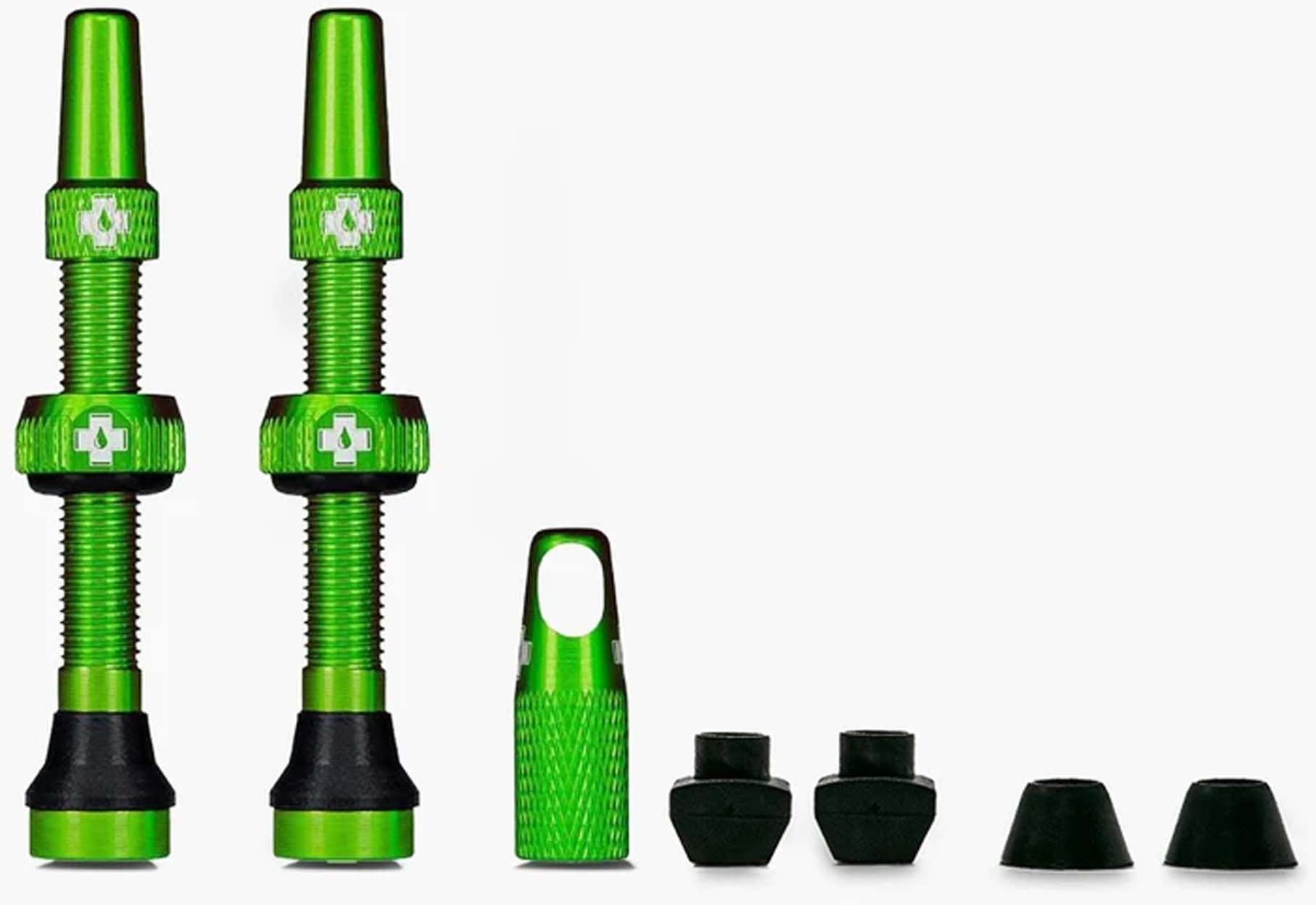Muc-Off Kit Válvula Tubeless Universal para MTB & Road verde 60