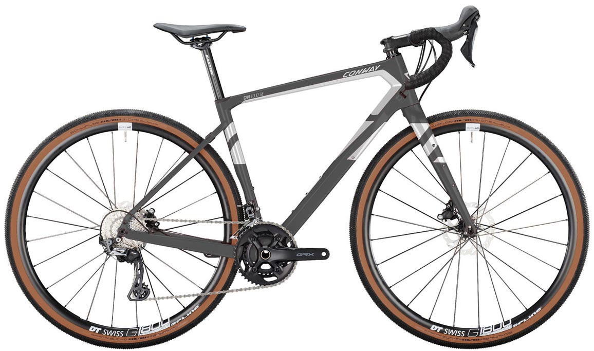 Conway GRV 10.0 SE graphite grey matt 2025 - Bicicleta de grava