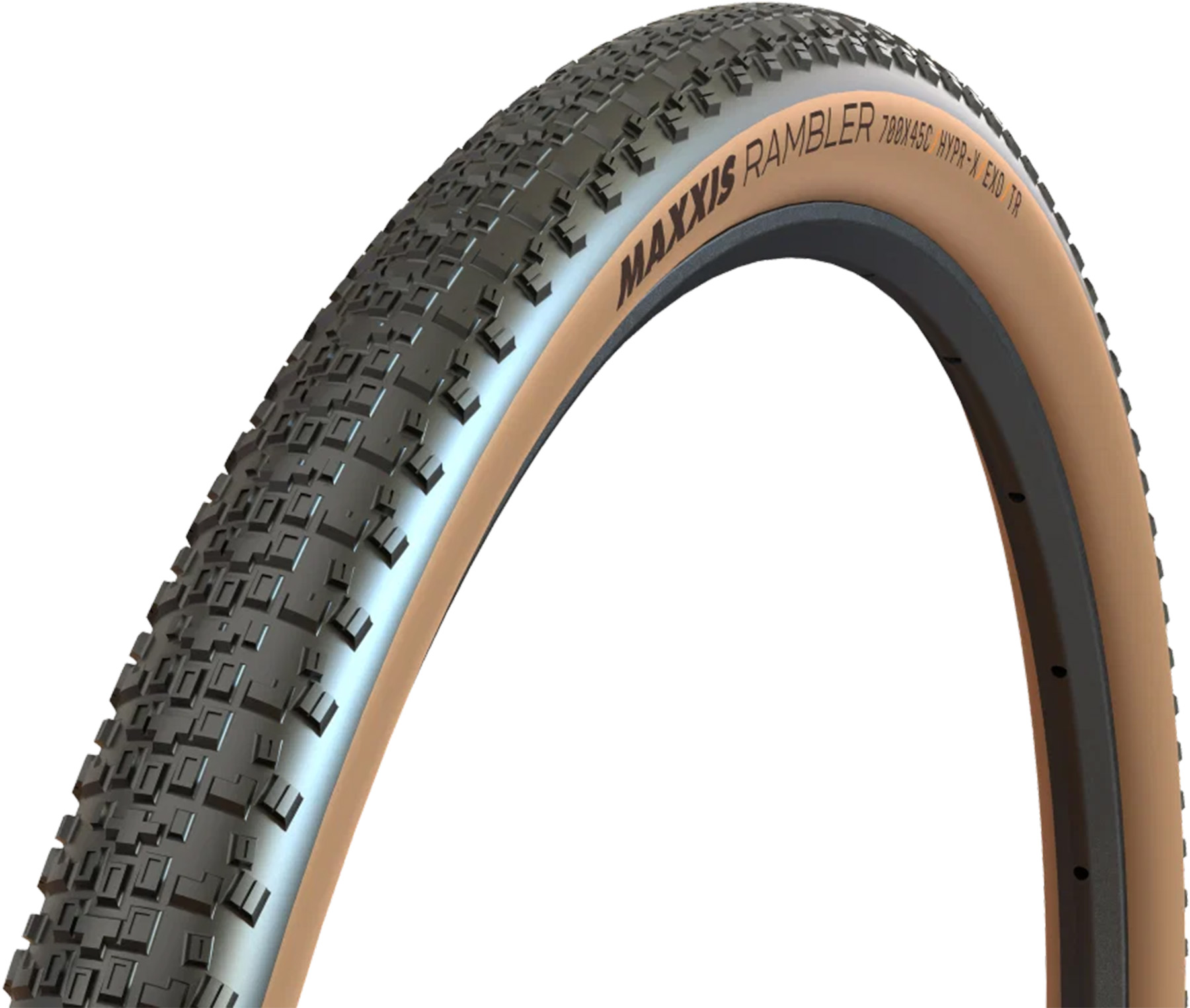 MAXXIS Neumático Rambler Gen.2 28" 700x45C 45-622 negro/beige TLR EXO HYPR-X negro