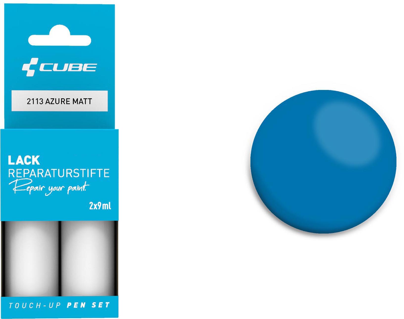 Cube Juego de rotuladores de retoque AZURE mate 2113