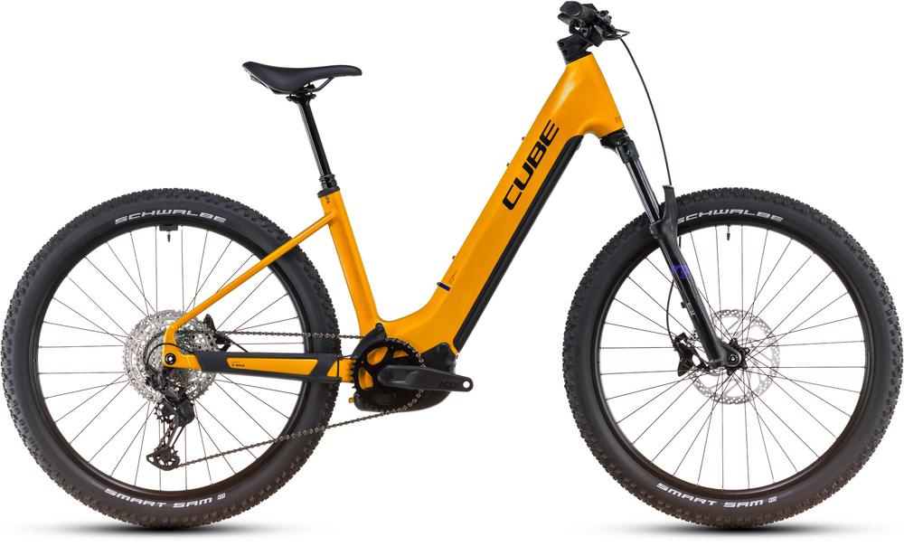 Cube Reaction Hybrid SLX 800 spectraorange n violet 2025 - MTB-Eléctrica Rígida Acceso Fácil