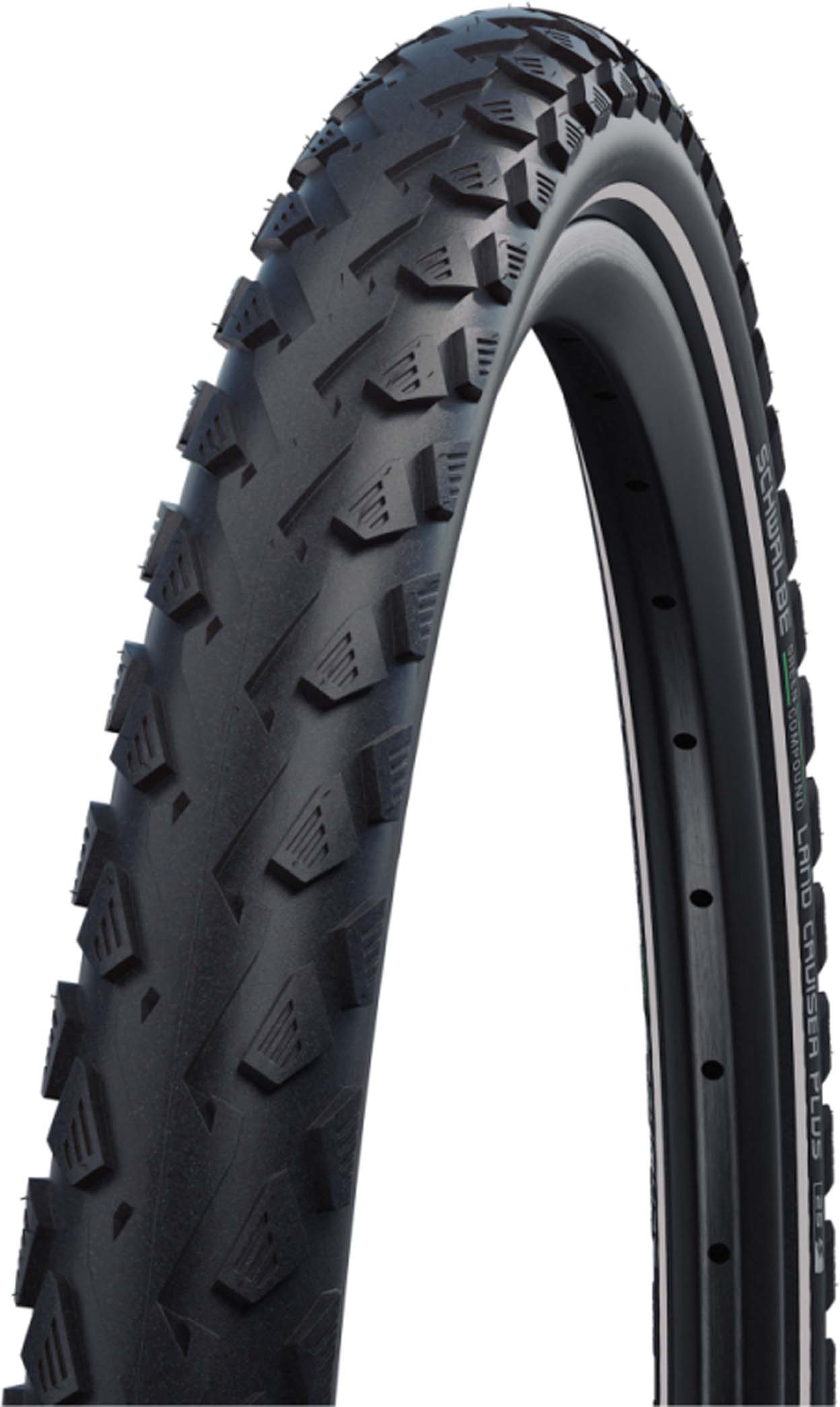 Schwalbe Neumáticos Land Cruiser Plus 28x1,60 pulgadas 42-622, negro-reflejo