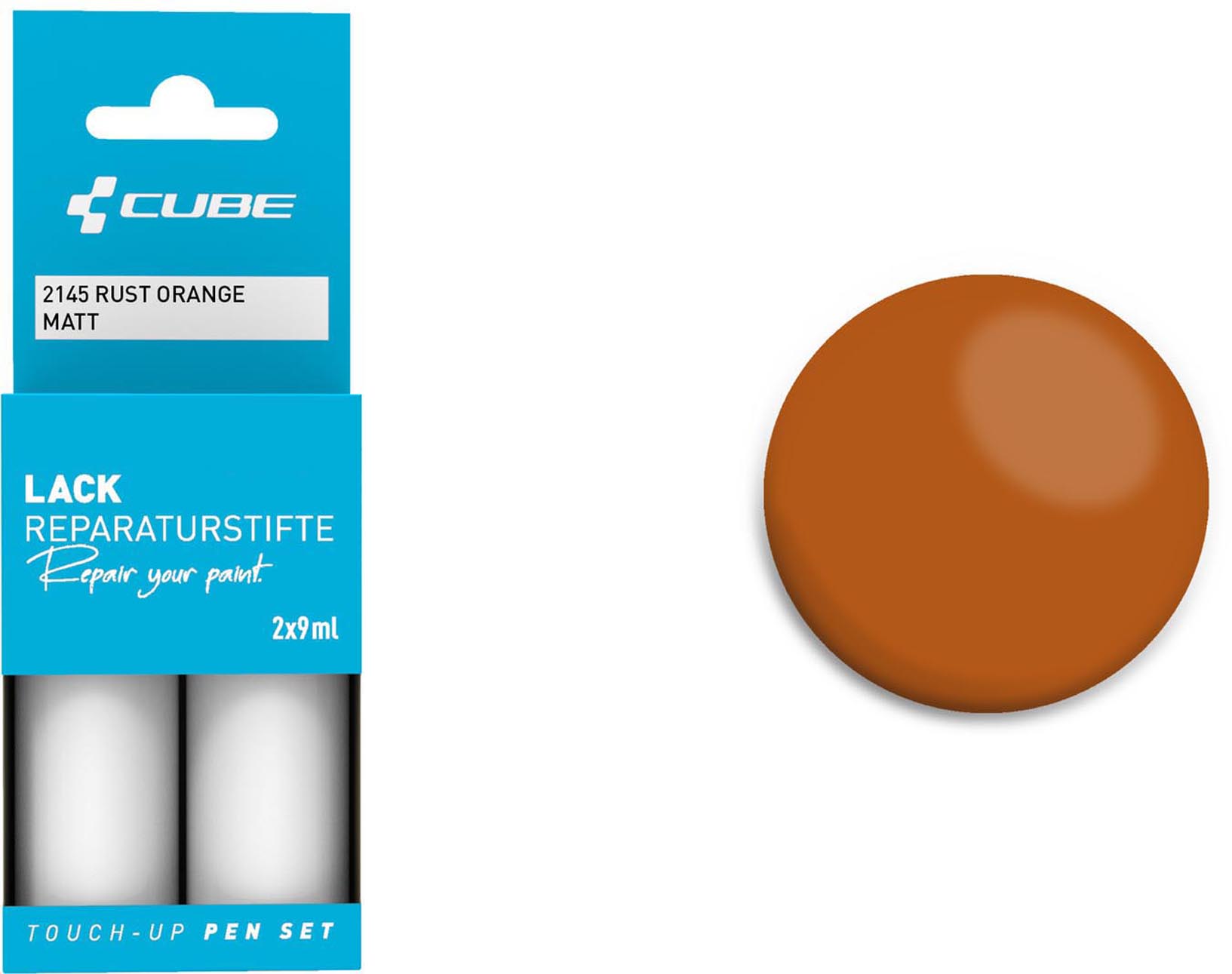 Cube Juego de rotuladores de retoque RUST ORANGE mate 2145
