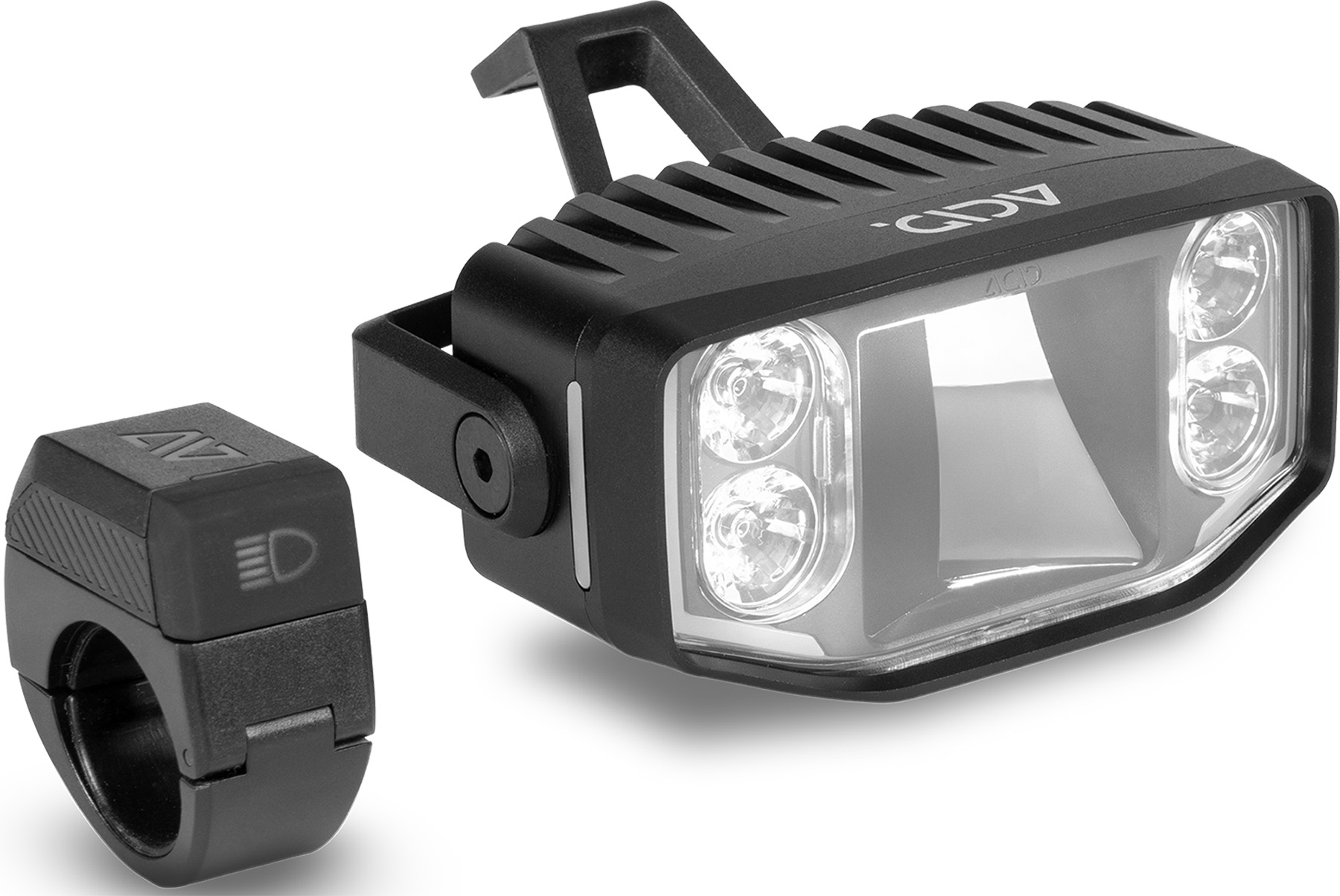 ACID Faro delantero para bicicleta eléctrica PRO-E 300 WIDE HB X-Connect negro