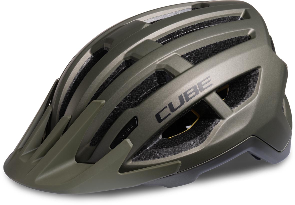 CUBE Casco OFFPATH TM verde junco