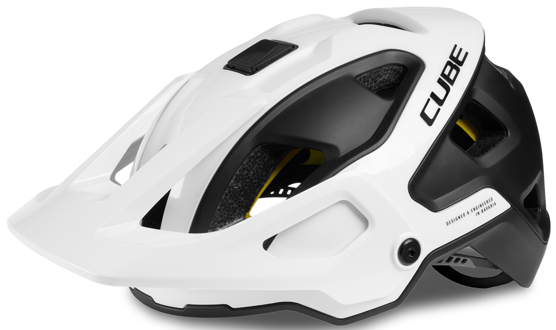 Cube Casco STROVER blanco y negro