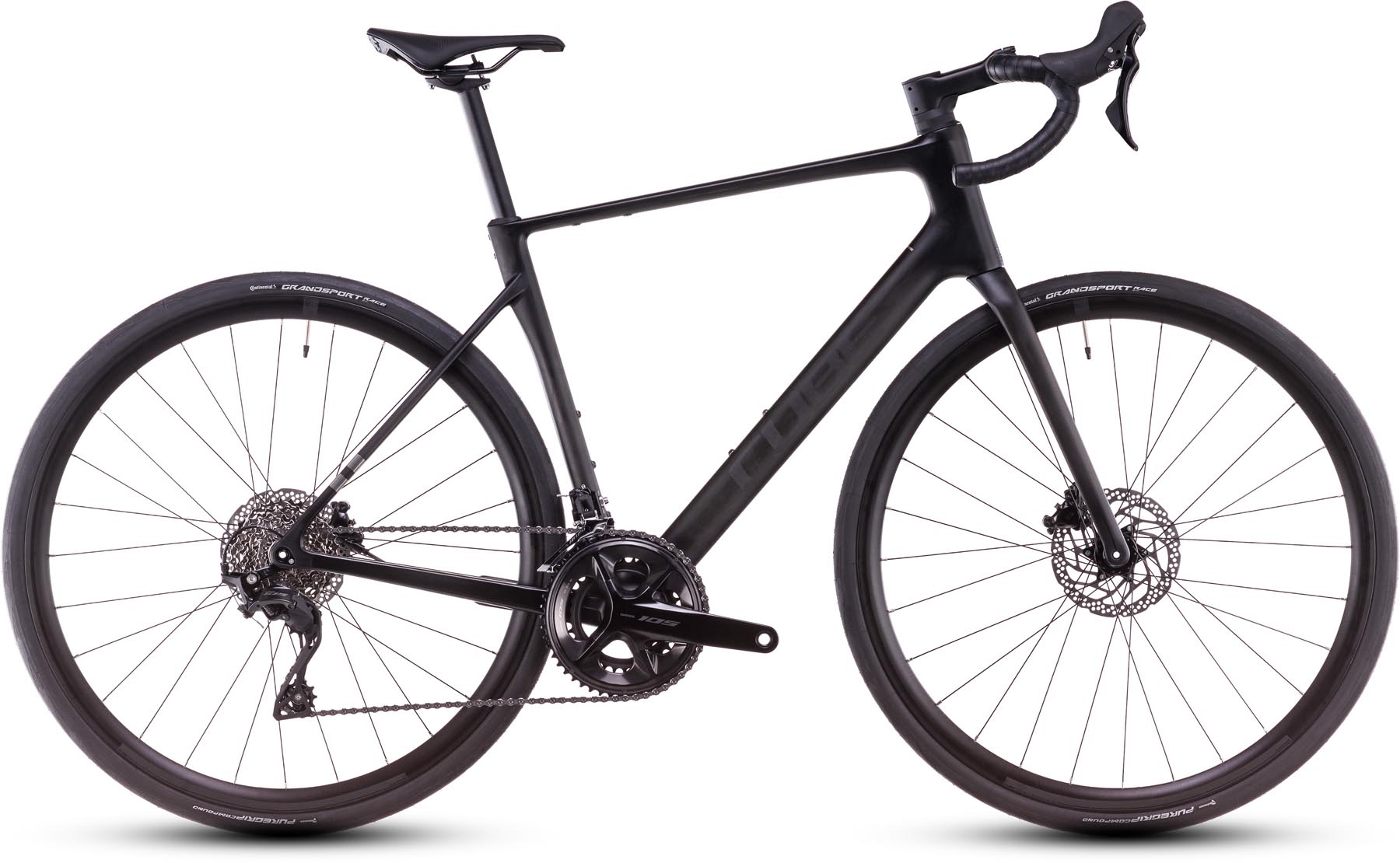 Cube Attain C:62 Race blackline 2025 - Bicicleta de Carrera Carbono
