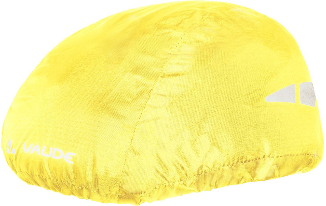 Vaude Funda de lluvia para casco amarillo neón