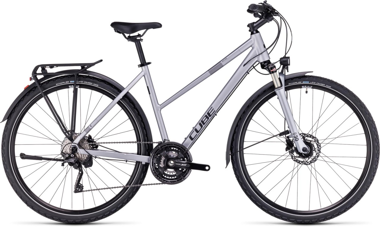 Cube Nature EXC Allroad polarsilver n black 2024 - Bicicleta Cross Damas