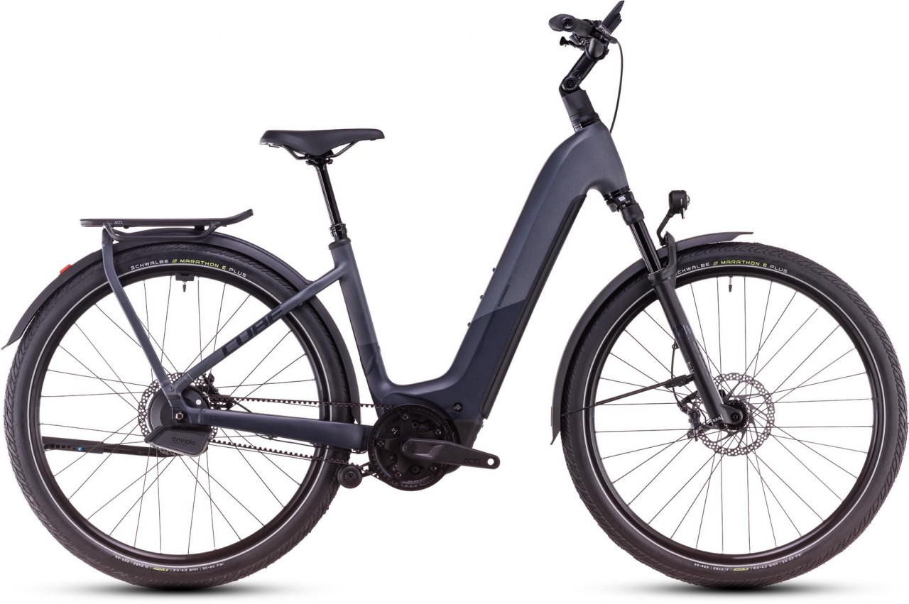 Cube Kathmandu Hybrid Comfort SLX 800 nightsky n ink 2025 - Bicicleta-Eléctrica Trekking Acceso Fácil