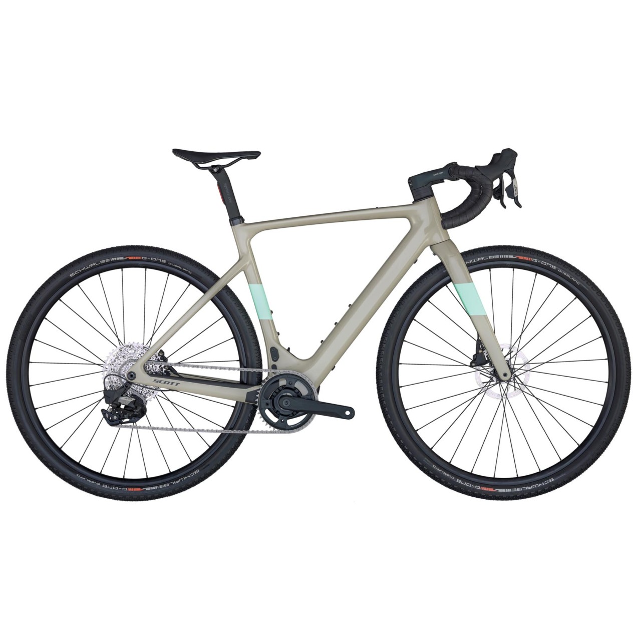 Scott Solace Gravel eRIDE 30 Cloud Beige 2024 - Bicicleta-Eléctrica de grava