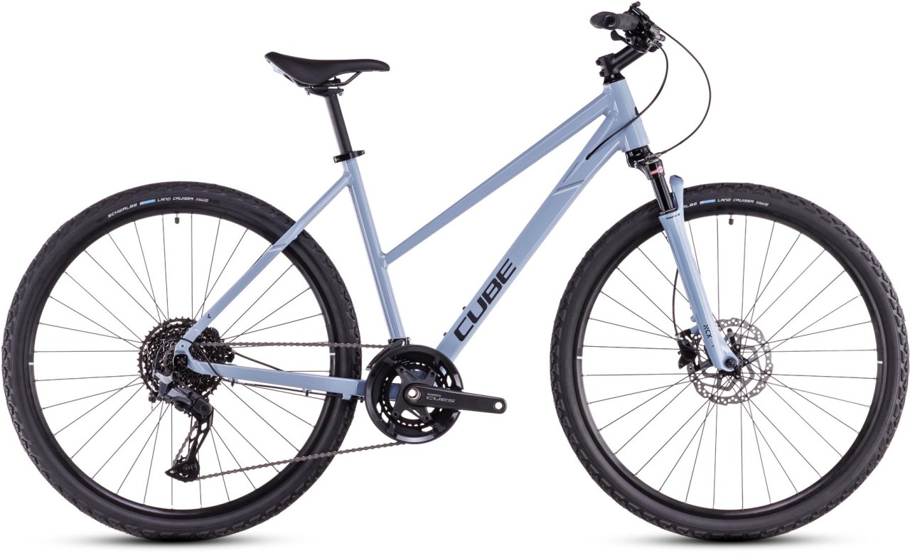 Cube Nature EXC pigeonblue n black 2025 - Bicicleta Cross Damas