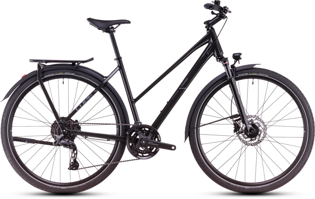 Cube Kathmandu Pro grey n lunar 2025 - Bicicleta Trekking Damas