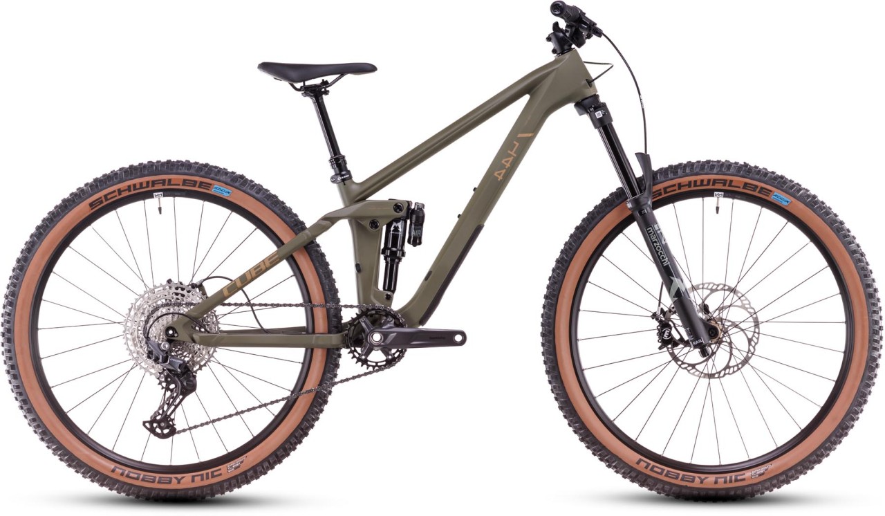 Cube Stereo ONE44 HPC Rookie dustyolive n gold 2025 - MTB Doble Suspensión