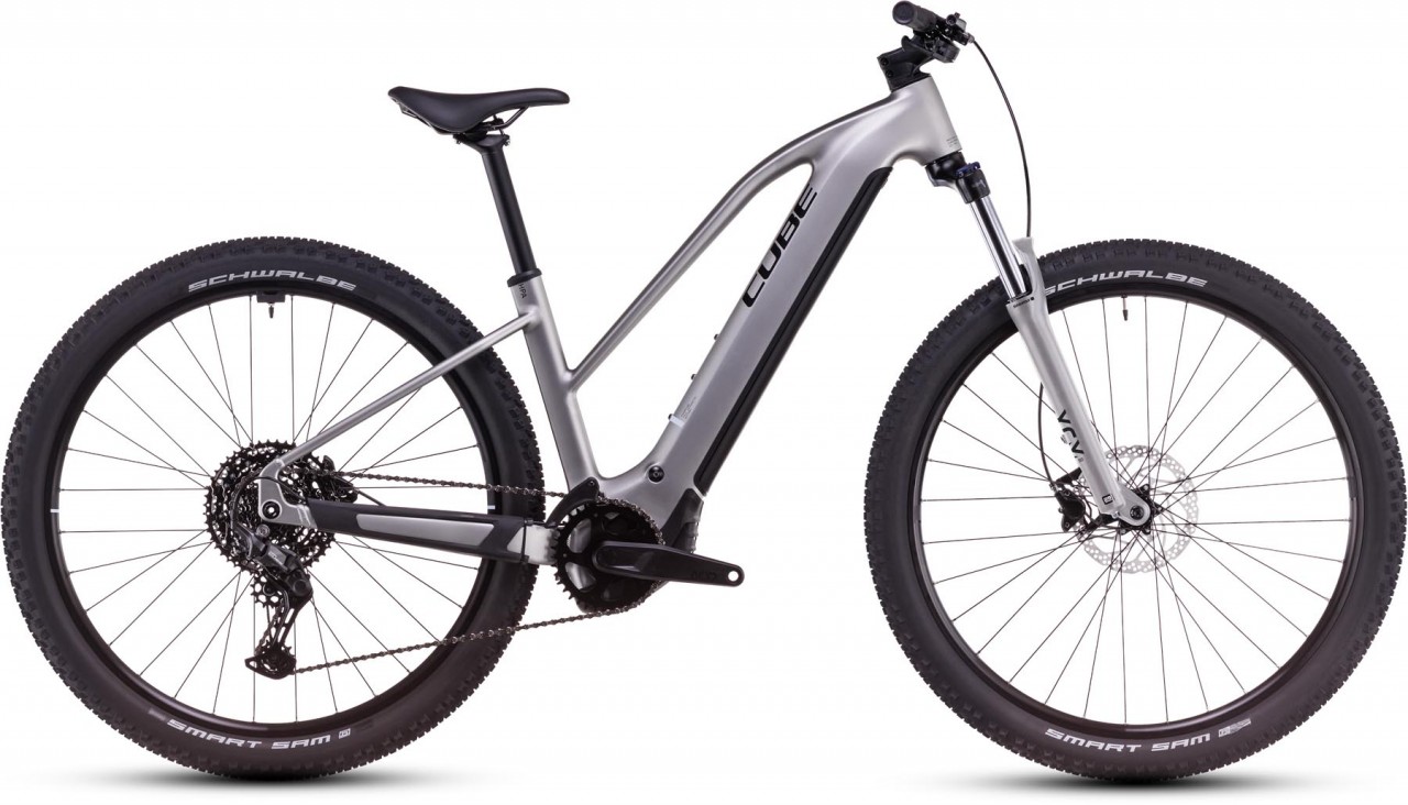 Cube Reaction Hybrid ONE 800 silver n black 2025 - MTB-Eléctrica Rígida Damas