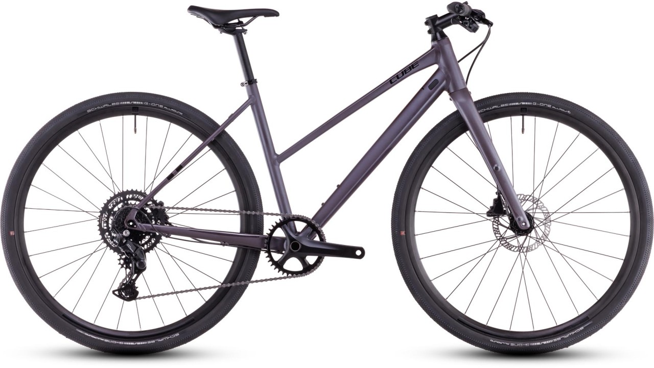 Cube Nulane ONE mineralgrey n black 2025 - Bicicleta Fitness Damas