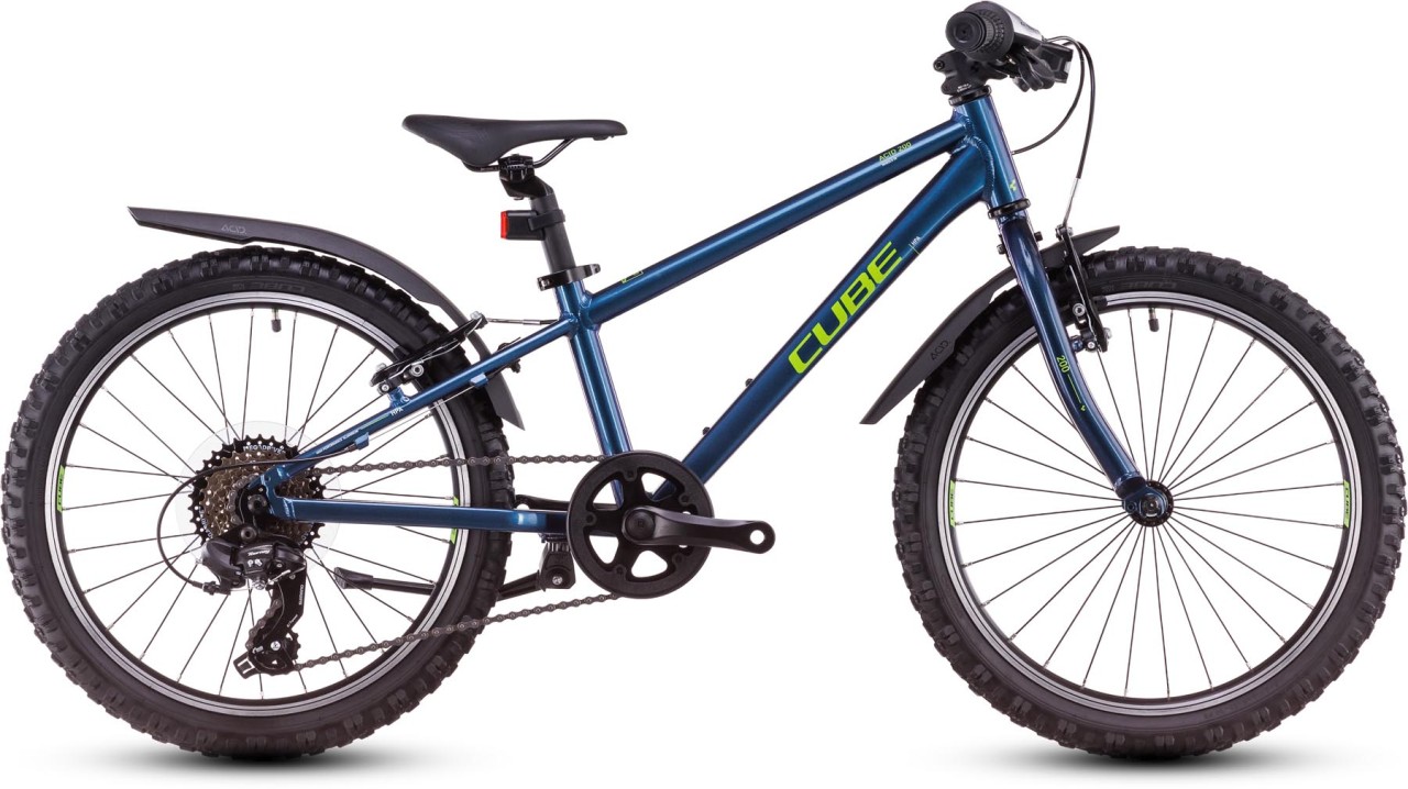 Cube Acid 200 Allroad deepcobalt n apple 2025 - Bicicleta Niños 20 Pulgadas