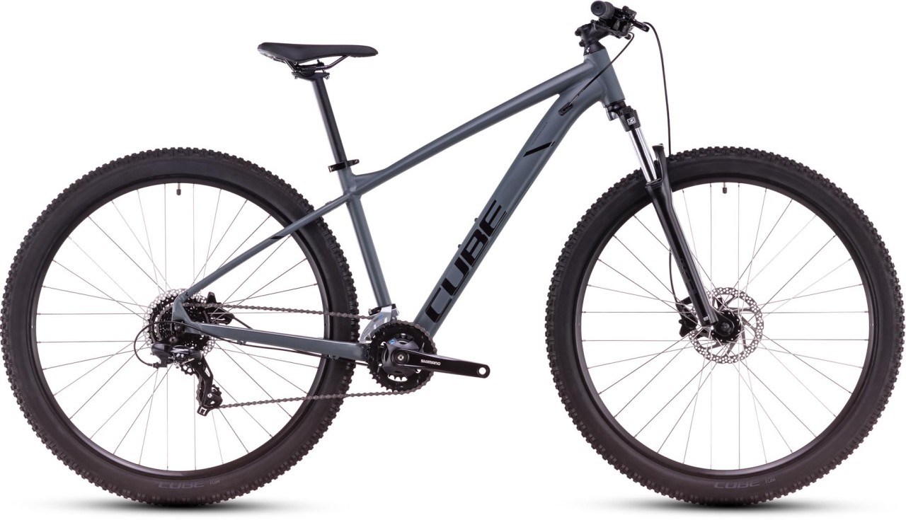 Cube Aim ONE foggyblack n black 2025 - MTB Rígida