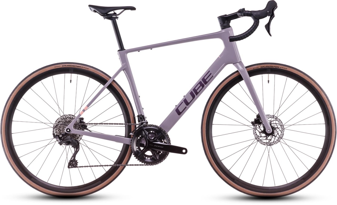 Cube Attain C:62 Race plumgrey n brink 2025 - Bicicleta de Carrera Carbono