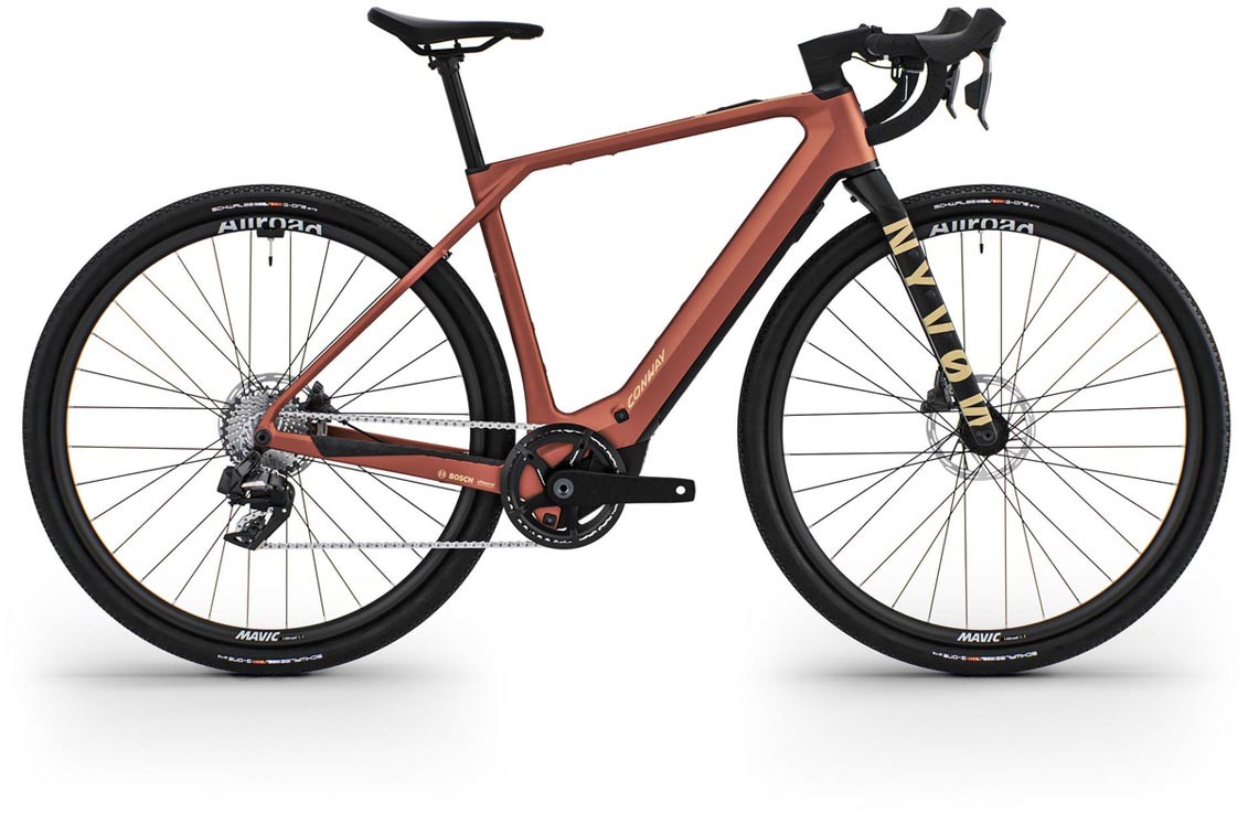 Conway Nyvon 12.0 400Wh rustred matt / terra matt 2025 - Bicicleta-Eléctrica de grava