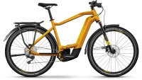 Haibike Trekking 8 metal lava/yellow gloss 2023 - Bicicleta-El?ctrica Trekking Hombres