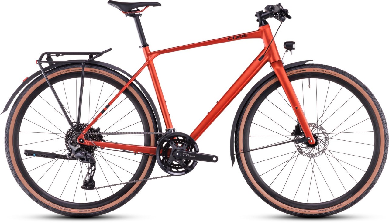 Cube Nulane Pro FE fireorange n black 2025 - Bicicleta Fitness Hombres