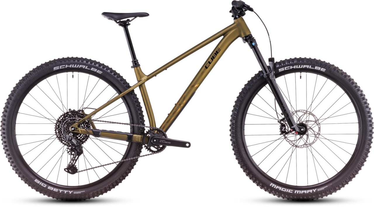 Cube Reaction TM ONE goldenlime n black 2025 - MTB Rígida